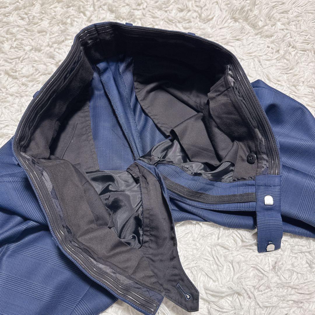 《高級生地》ブラックレーベルクレストブリッジ 3ピーススーツ ネイビー XL