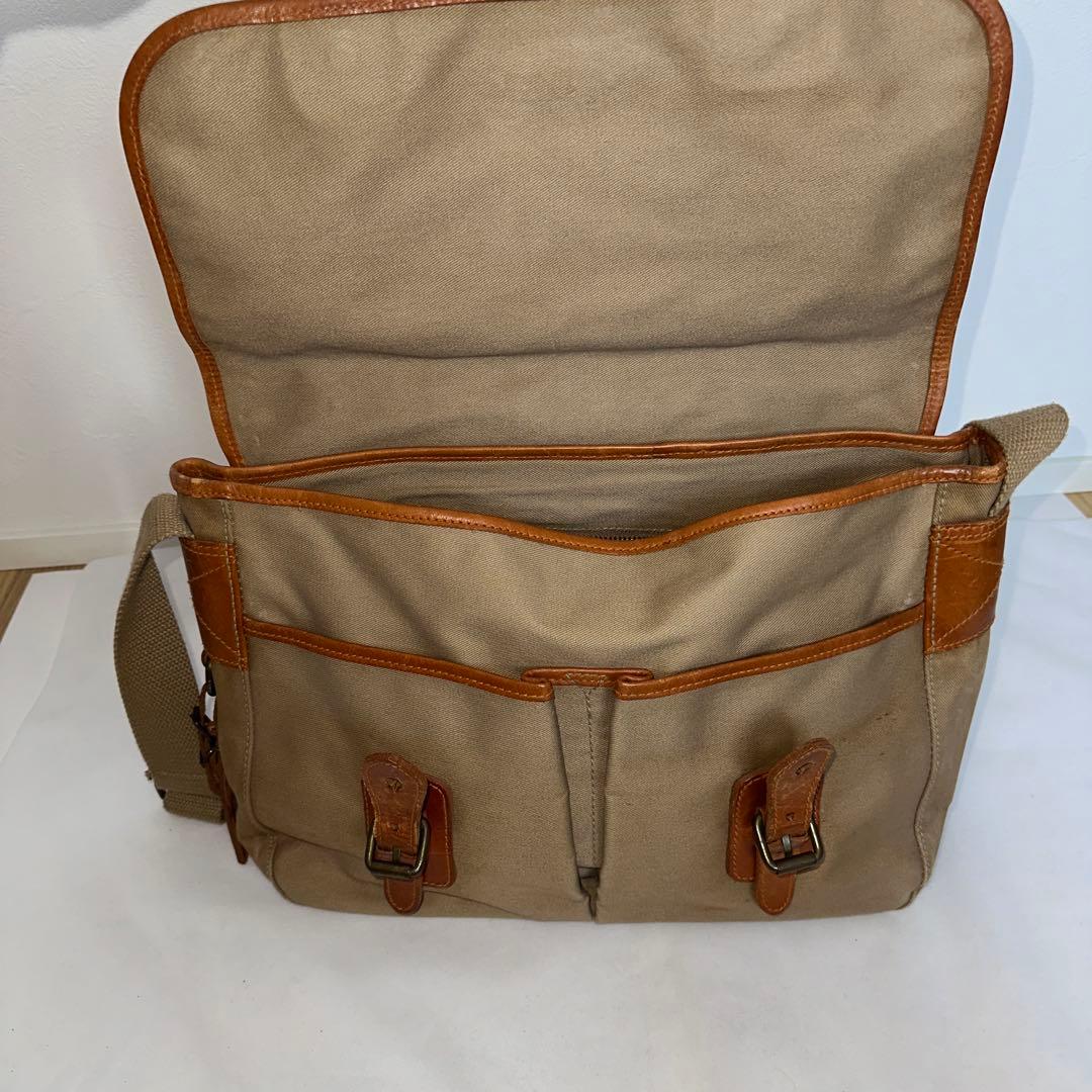 希少】ポロラルフローレン サファリバッグ メッセンジャー フラップ