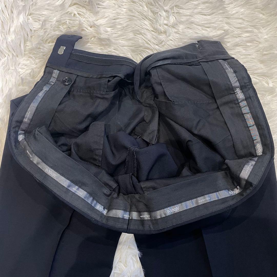 アルマーニ コレツォーニ セットアップ スーツ ネイビー 濃紺 T LINE