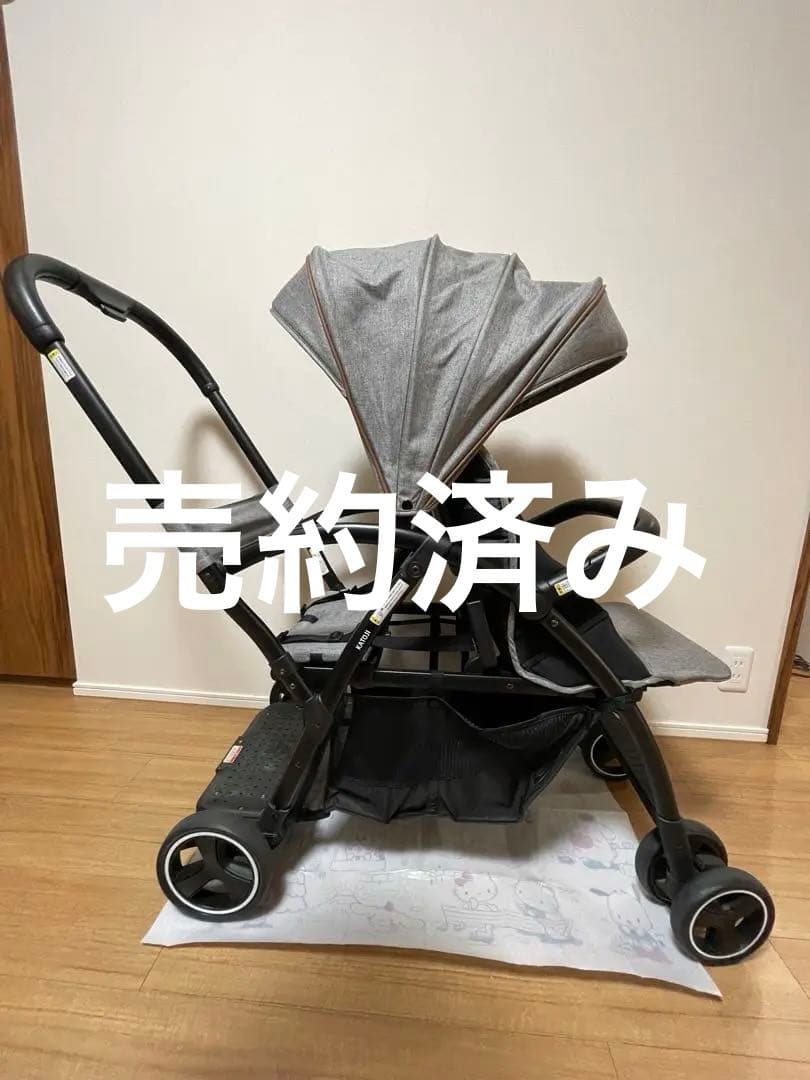 KATOJI(カトージ) ベビーカー 2-Seater (2人乗り、説明書付) カトージ 二人乗りベビーカー 2-Seater next 軽量8.3kg 後席＋キッズ