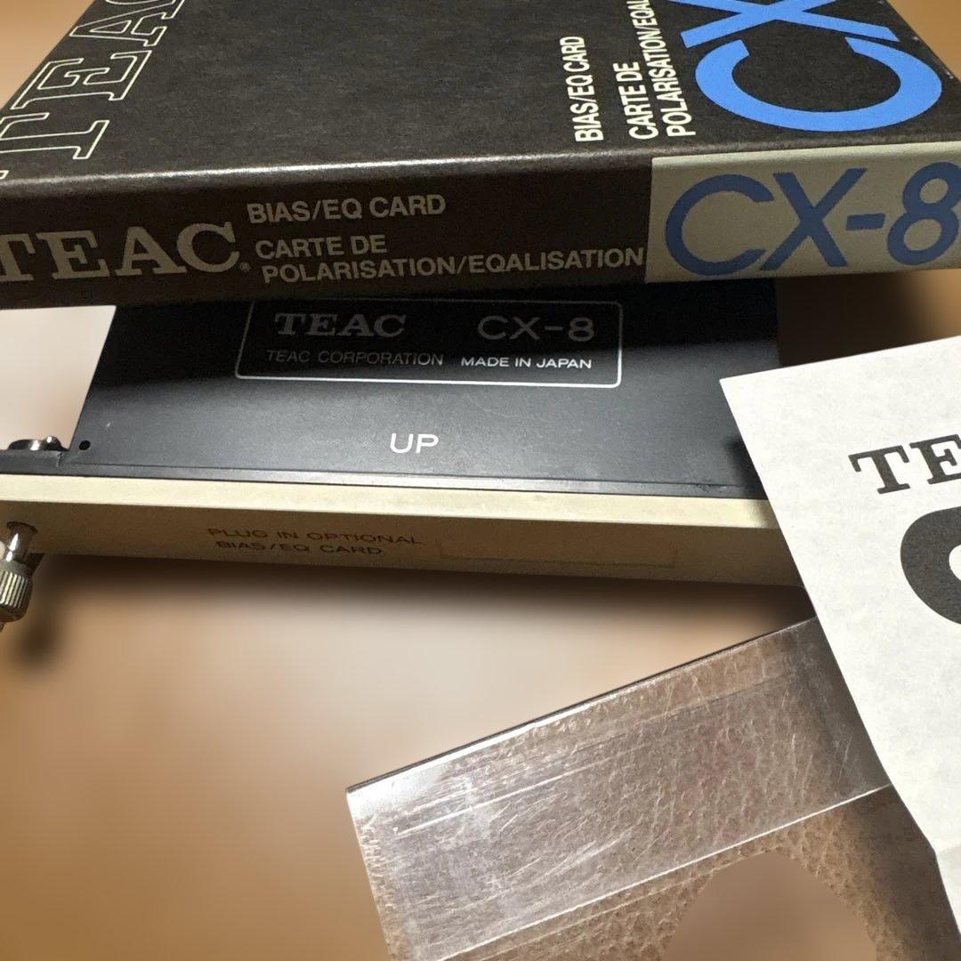 TEAC BIAS/EQ CARD CXー8 ・TO -8バイヤス調整器の2点