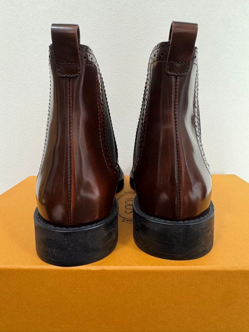 ち*ち様 新品！tod´s トッズ ショートブーツ 38 サイドゴアブーツ