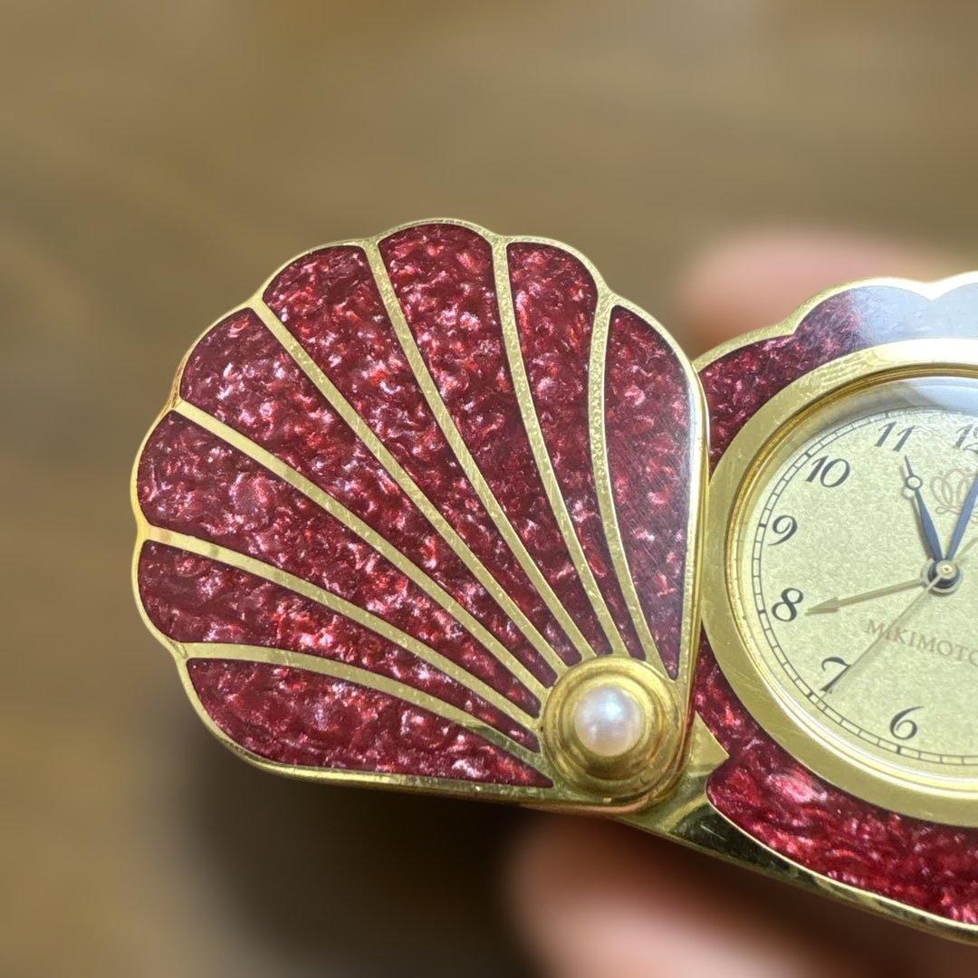 MIKIMOTO 貝殻型懐中時計