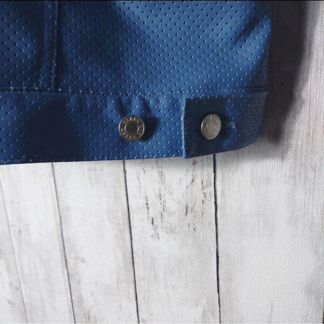 R*Y様 【美品】ブラックアイパッチ フェイク レザー ジャケット 中綿