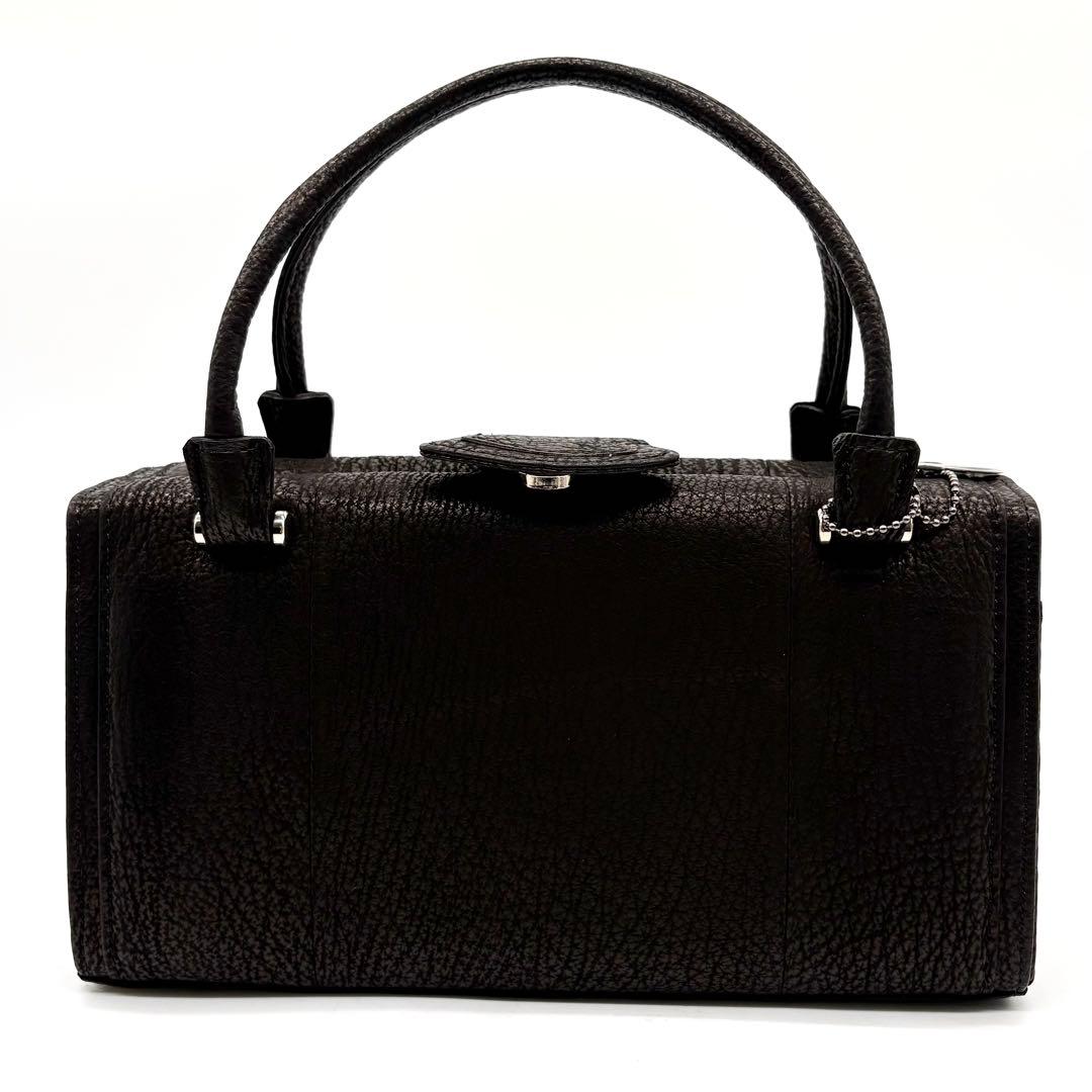 未使用級✨JRA認定 シャークスキン ハンドバッグ フォーマル ボックス