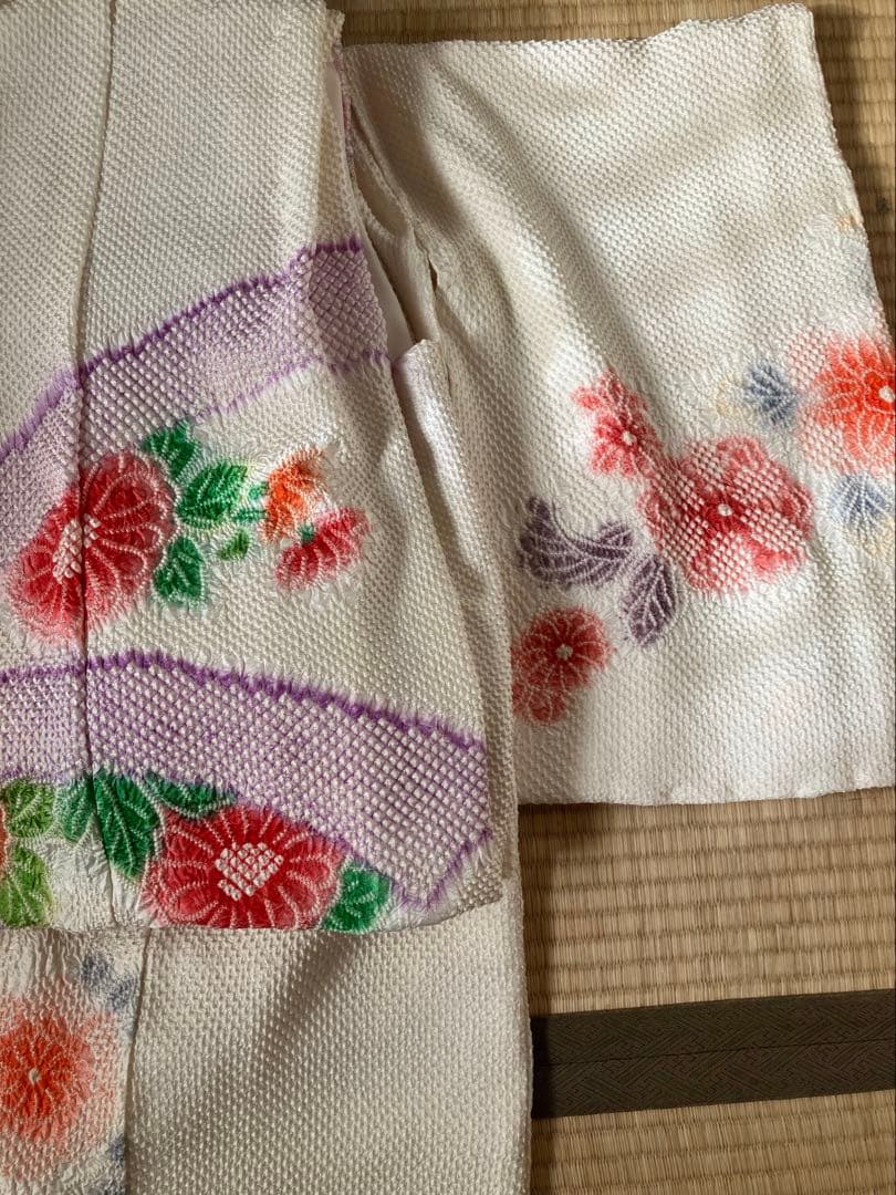 ご予約品 2点おまとめ 藤娘きぬたや 総絞り 七五三 被布 祝い着