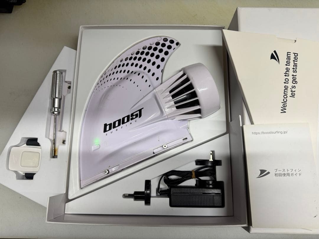 Boost サーフボードフィン ホワイト ACID PHISH 5'9