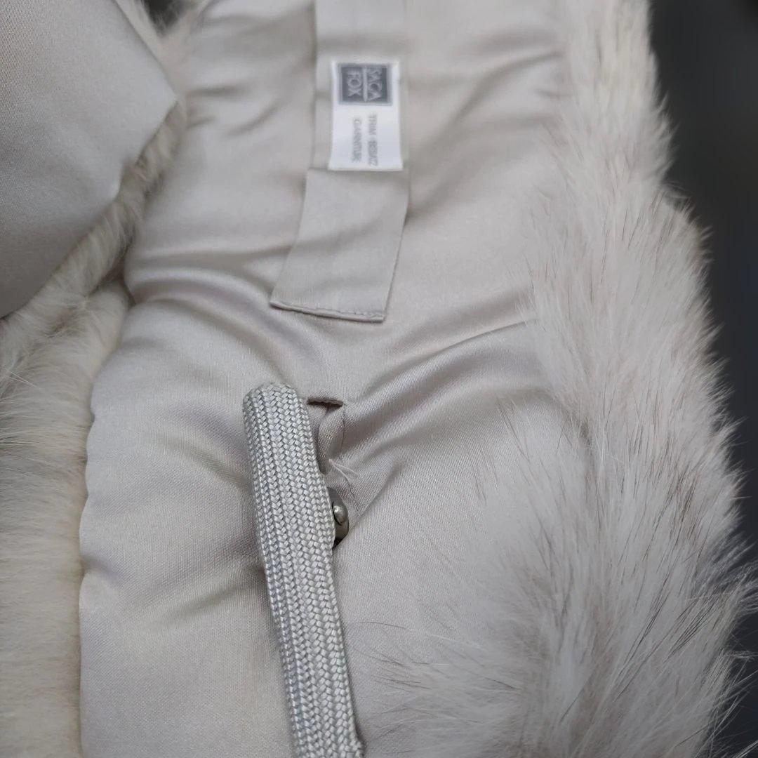 SAGA FOX ホワイトファーストール - メルカリ