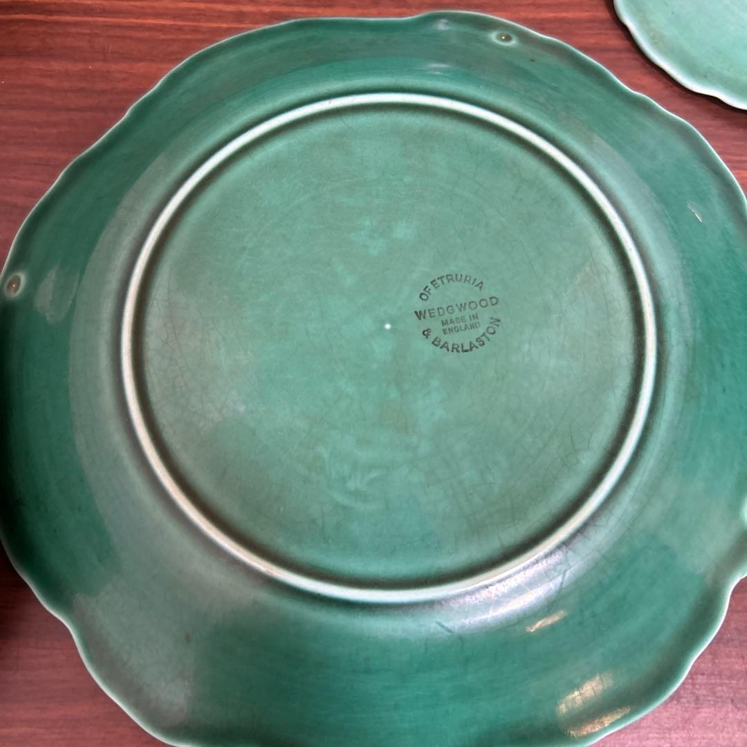 限定値下ウェッジウッド マジョリカ焼 greenleaf プレート皿 6枚セット