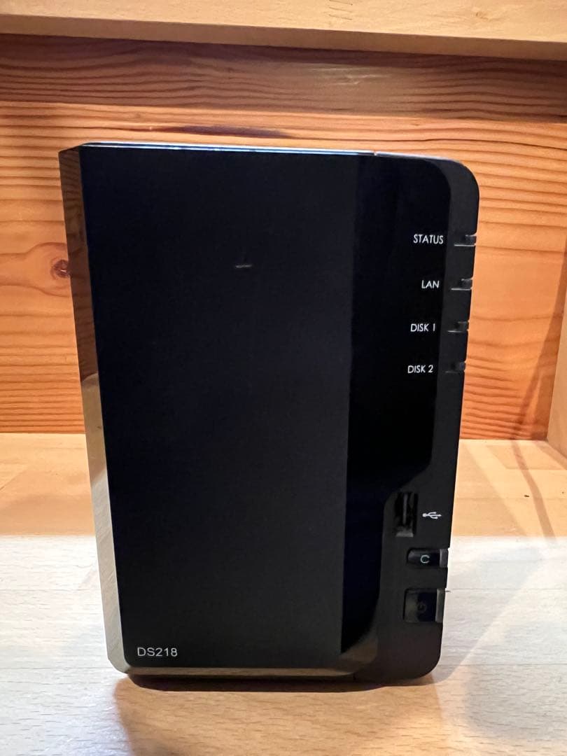 Synology NAS Value DS218 HDD 3TB x 2【中古】 Synology（シノロジー） 【中古】Synology DiskStation DS218+ 高性能