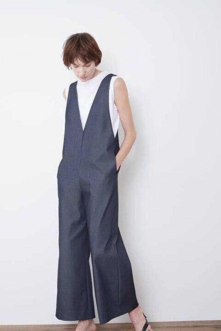 LE PHIL ルフィル 近年 SOLOTEXデニムサロペット インディゴ