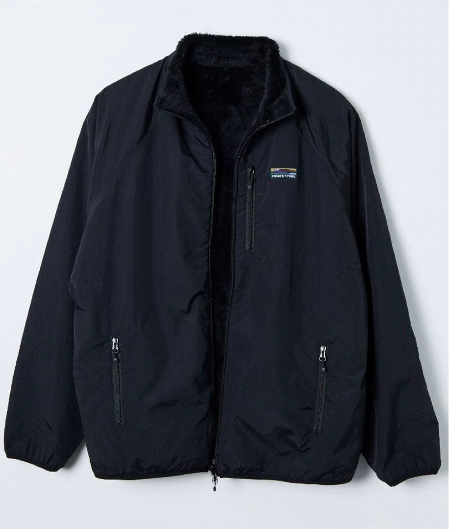 ナイロン フリース リバーシブルブルゾン/ボアブルゾン/リラックス