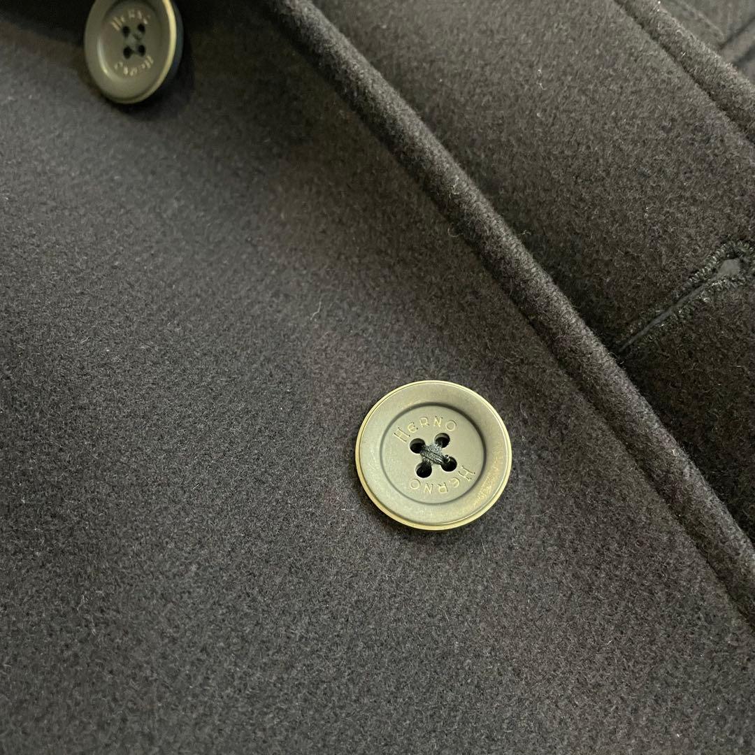 極美品◎HERNO ヘルノ ダウンチェスターコート 46 NAVY - メルカリ