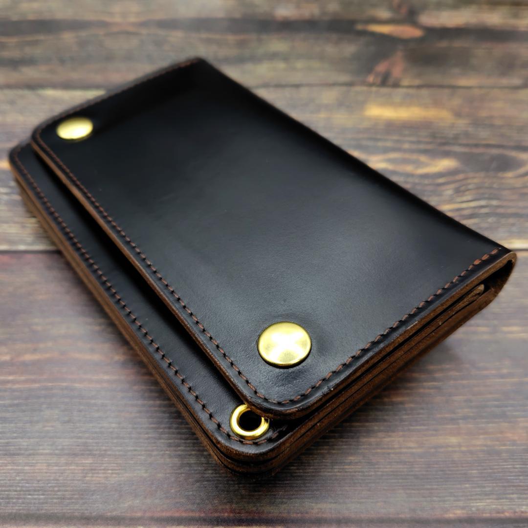 クロムエクセル ミドルトラッカーウォレット ミドルトラッカーウォレット MTW-01【クロムエクセル / 茶芯