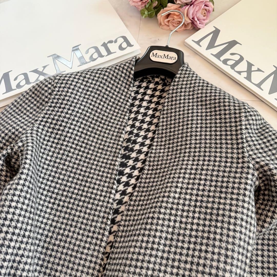 美品☆マックスマーラ 白タグ 2way カシミヤ混コート クチートアマーノ