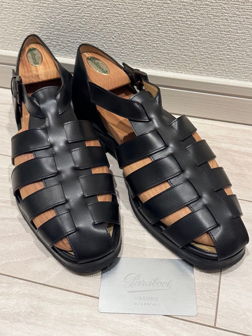 PARABOOT×TOMORROWLAND FERRET レザー グルカサンダル 別注】Paraboot FERRET グレインレザー グルカサンダル