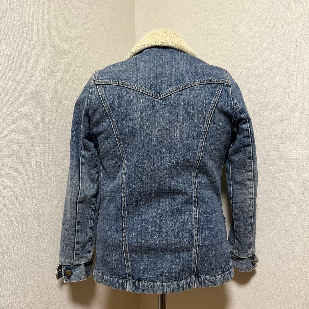 Lee デニム ボアランチコート インナー袖はキルティング ヴィンテージ