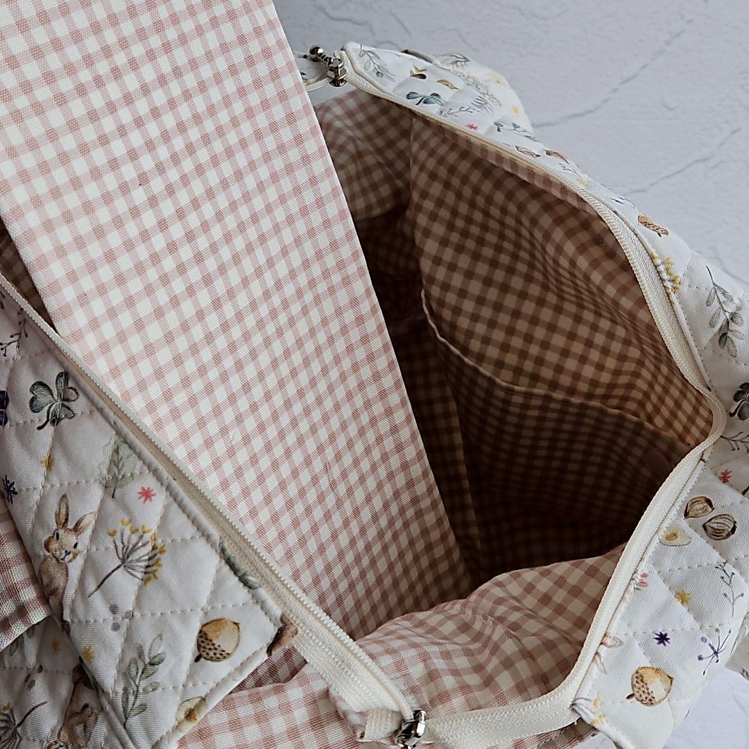 まっきー様専用オーダーページ】マザーズバッグ 保冷ポーチ うさぎ