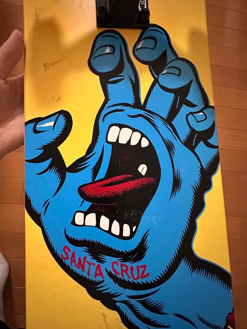 Santa Cruz スケートボード イエロー 7.75inch