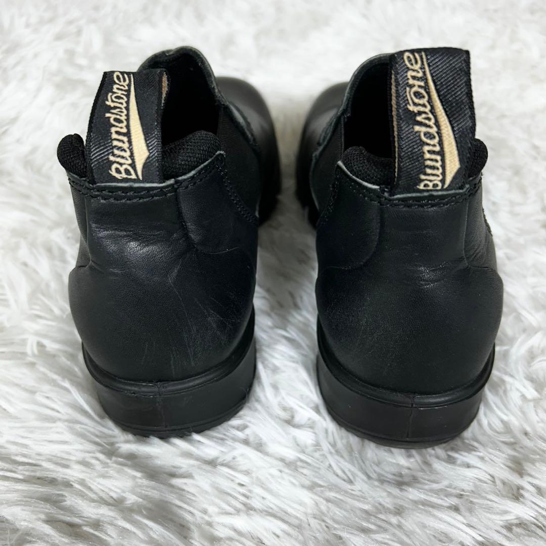 美品✨ブランドストーン サイドゴアブーツ ローカット ブラック 23.5cm