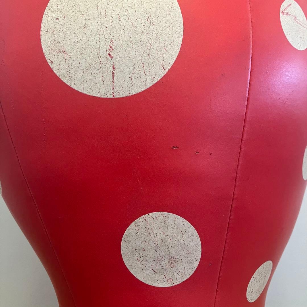 草間彌生 廃盤 ソフトスカルプチャー Balloon S レッド 水玉 レア