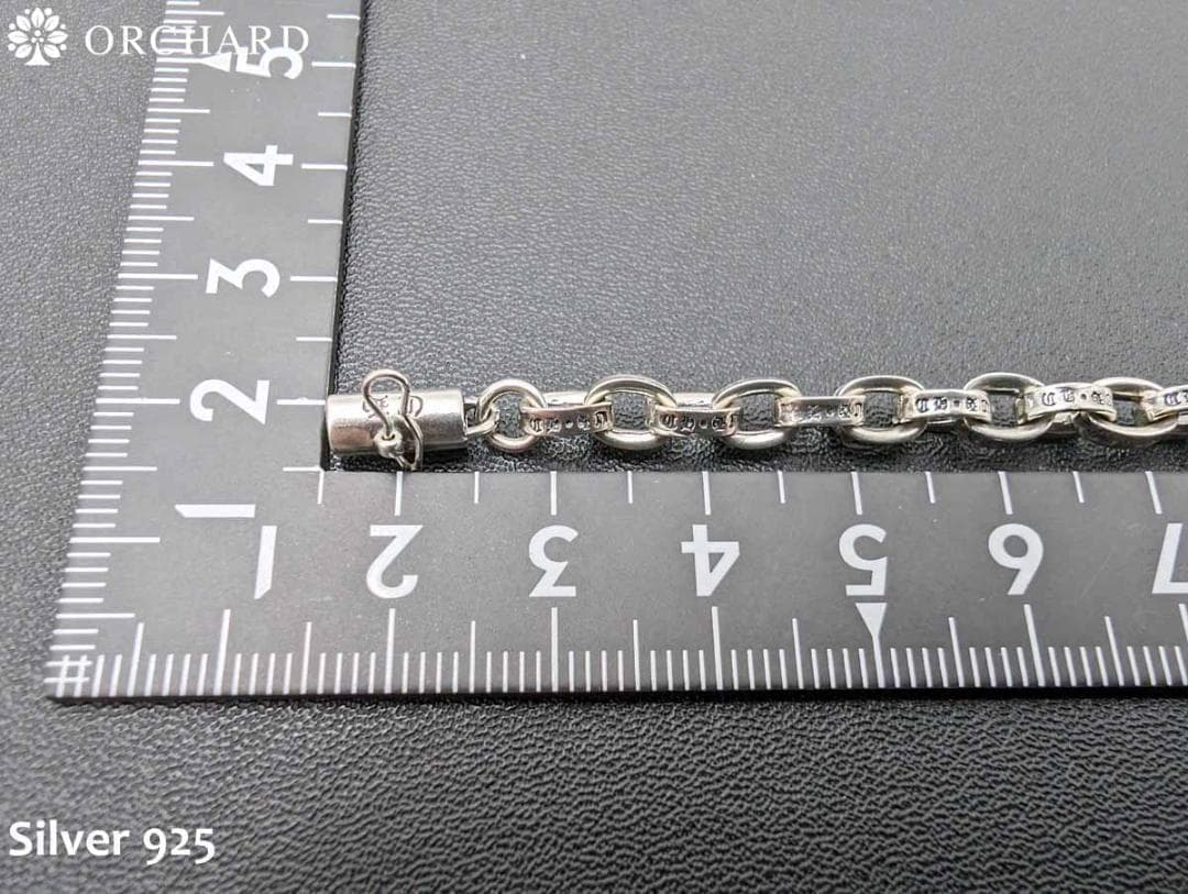 匿名配送/シルバー925/ネックレス/ペーパーチェーン60cm - メルカリ