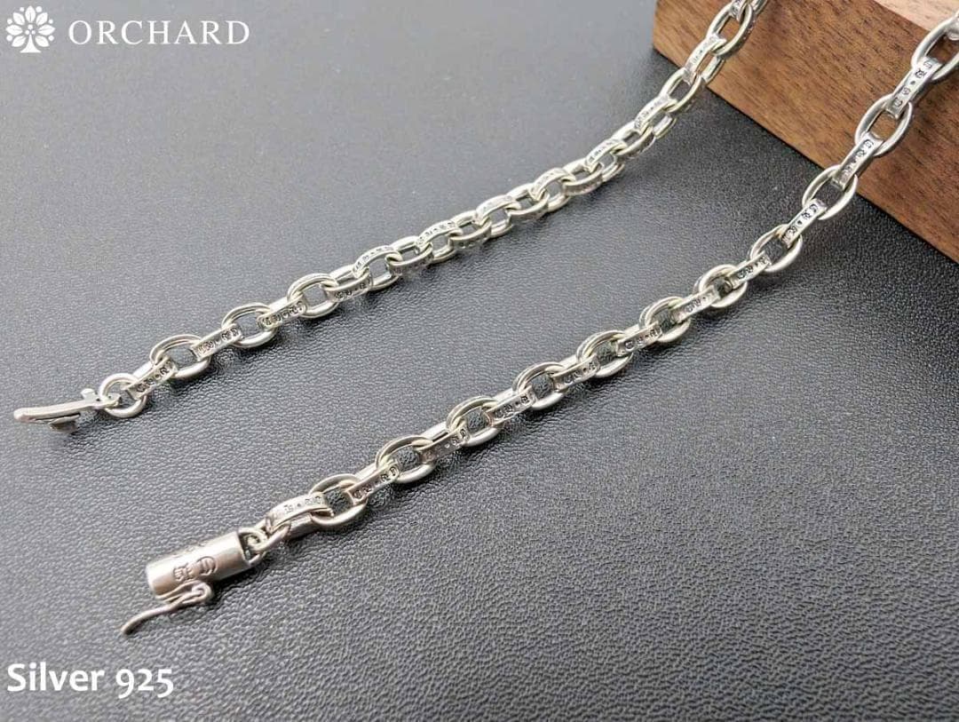 匿名配送/シルバー925/ネックレス/ペーパーチェーン60cm - メルカリ