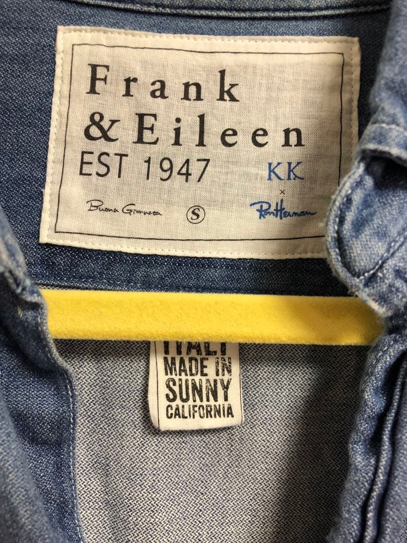 フランク＆アイリーン ロンハーマン 菊池京子 コラボデニムシャツ 匿名