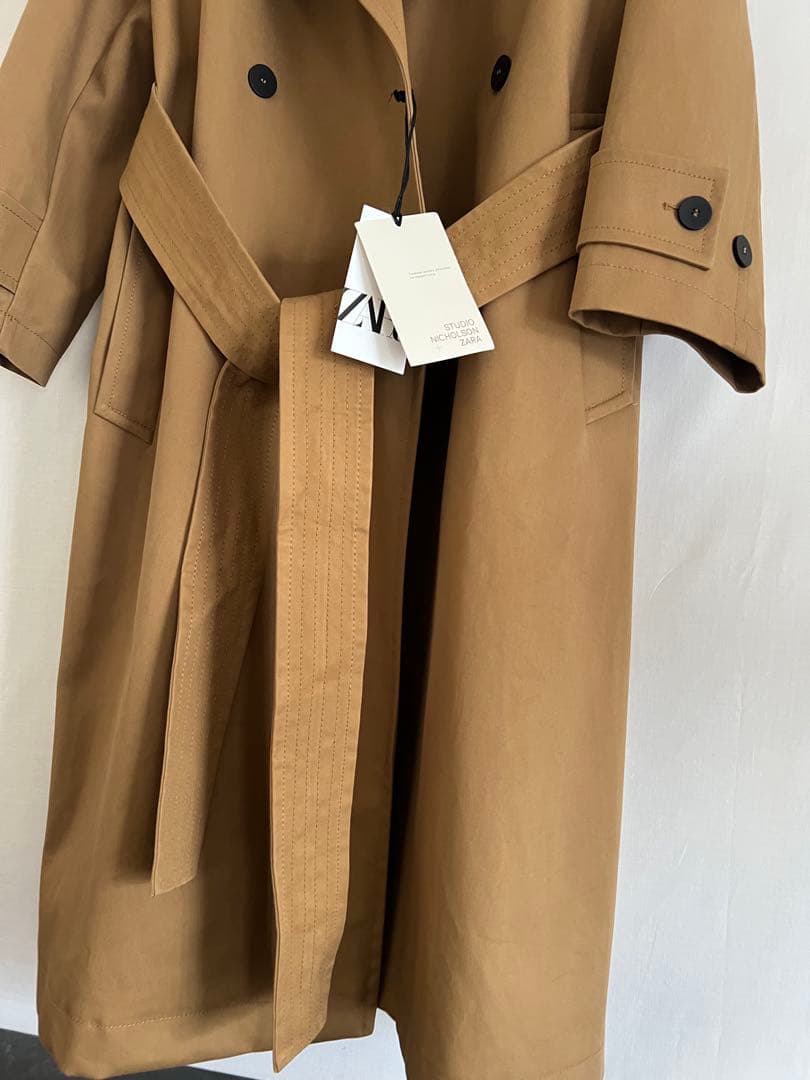 新品】ザラ×スタジオニコルソン オーバーサイズ トレンチコート（XS-S