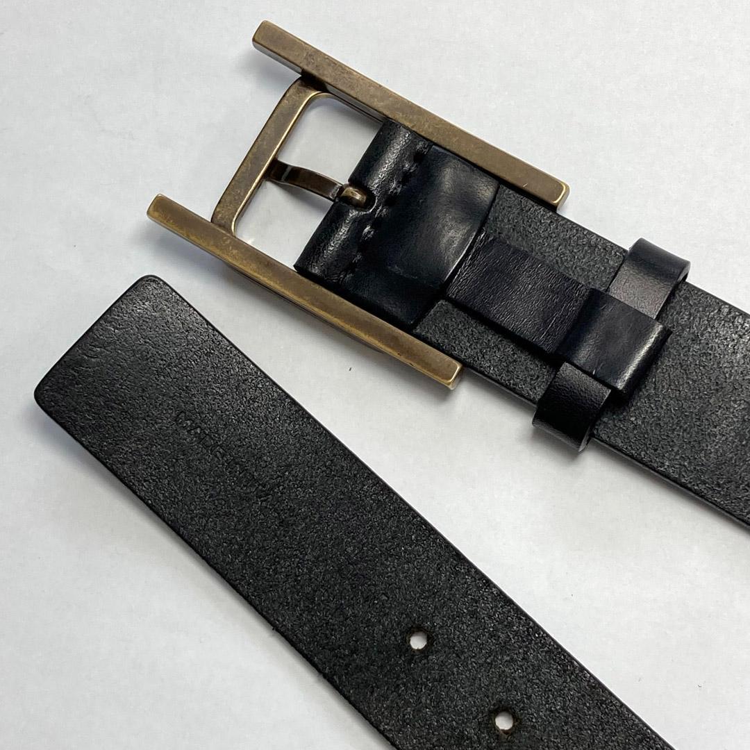 ディオールオム Dior Homme Hバックル ステッチベルト85 エディ期