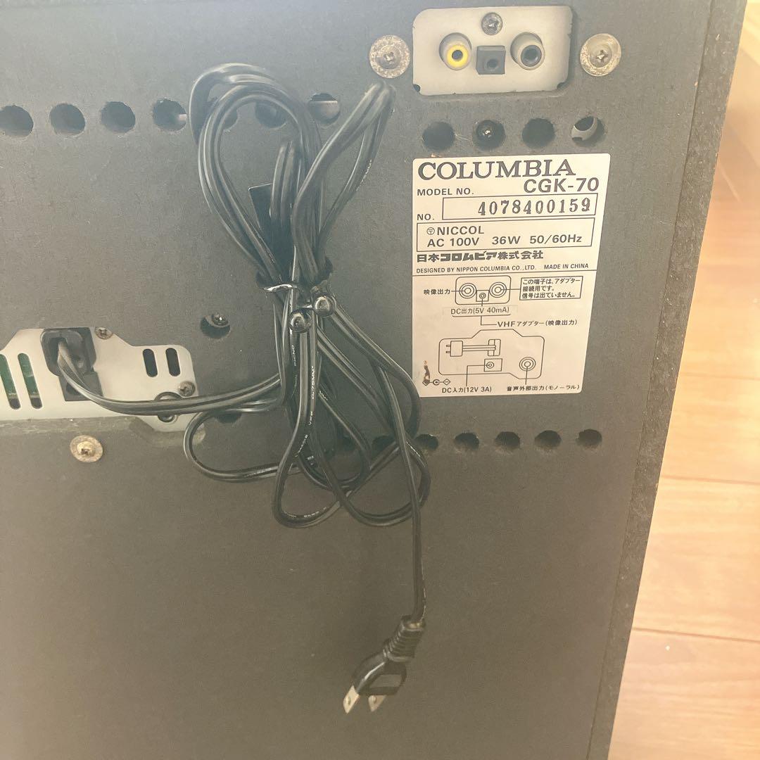 COLUMBIA】CD-Gカラオケシステム カセット CGK-70