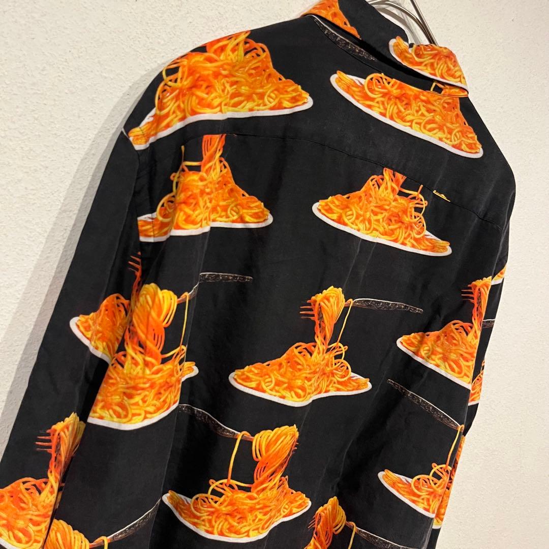 極希少】Paul Smith 50周年記念限定シャツ パスタ柄 シャツ 黒 - メルカリ