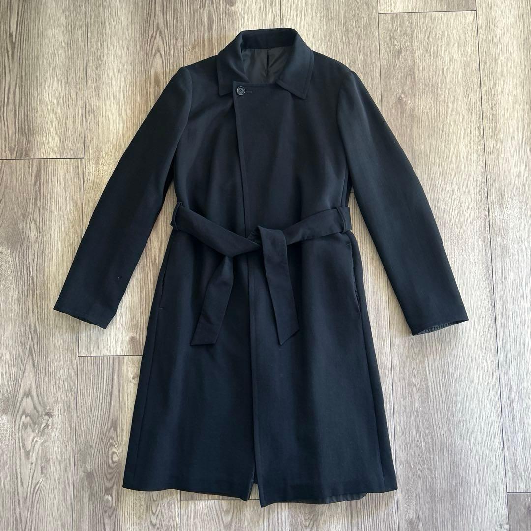 S Max Mara エスマックスマーラ　コート　黒　Sサイズ　イタリア製 S MAXMARA（エスマックスマーラ） エス マックスマーラ コート EPOPEA