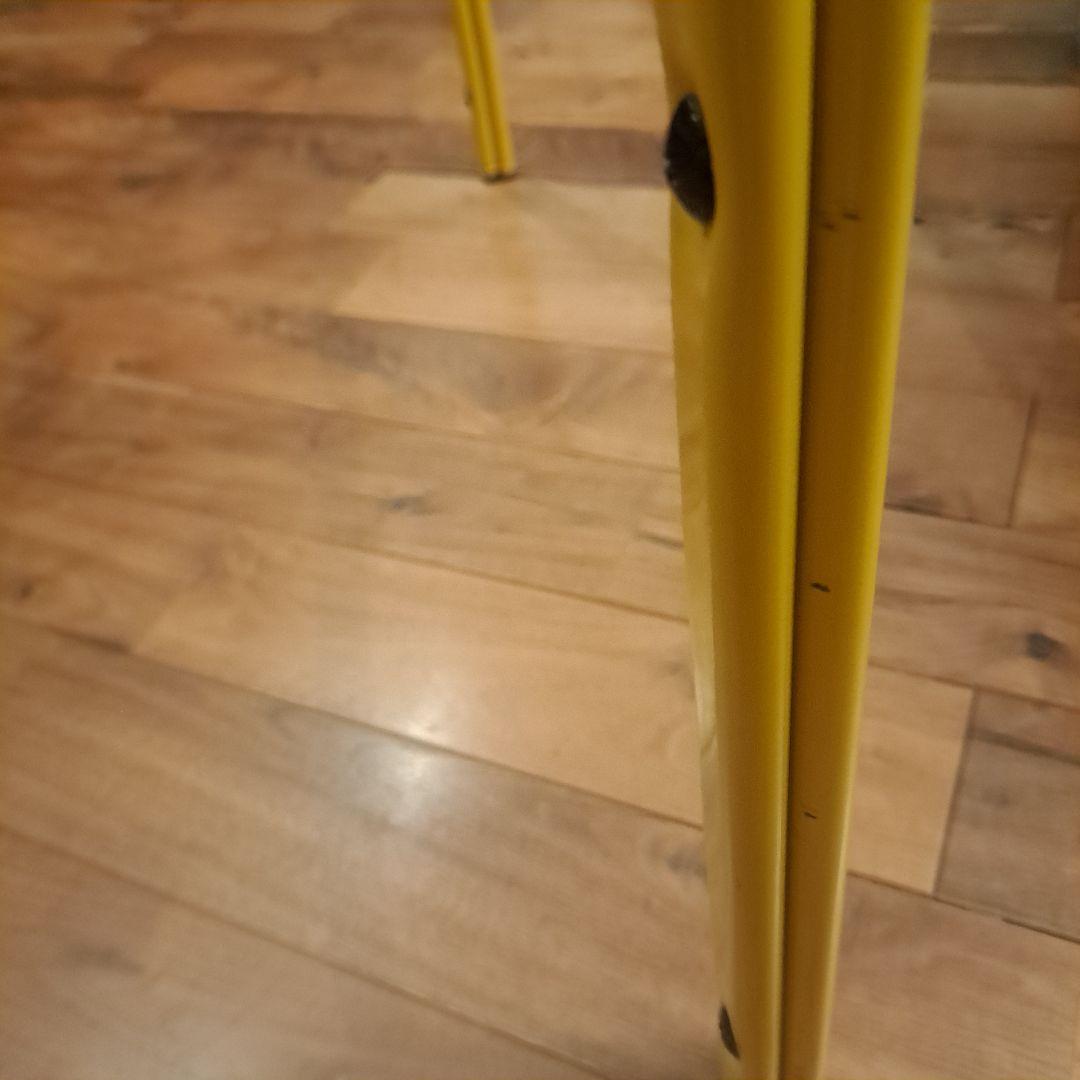 アイアンフレーム ローテーブル ガラストップ レトロポップ ポスト