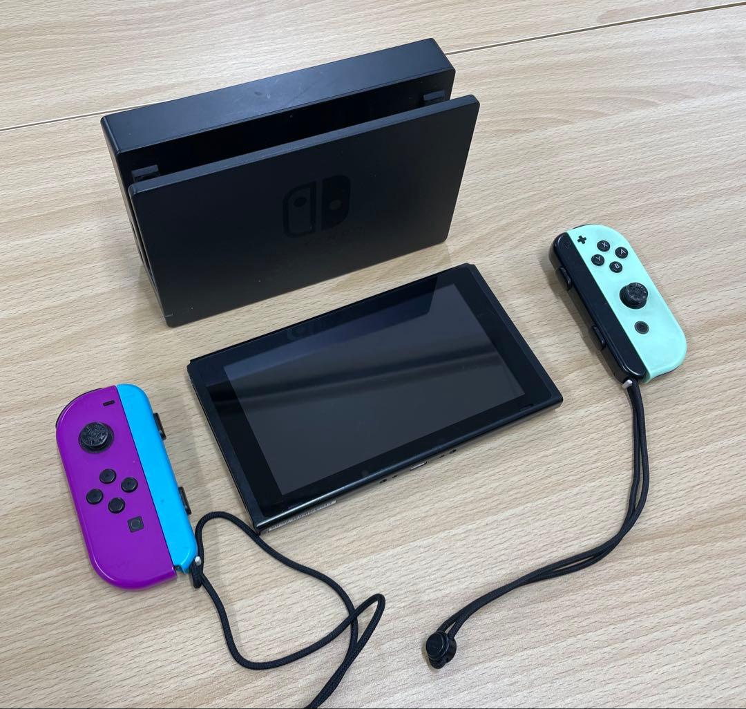 Nintendo Switch 本体 ドック付き 初期化済 - メルカリ