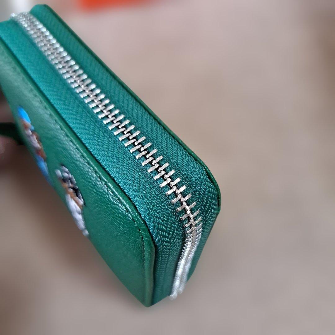 PEZ perche ear コラボジャバラ二つ折り財布 財布 グリーン 緑 - メルカリ