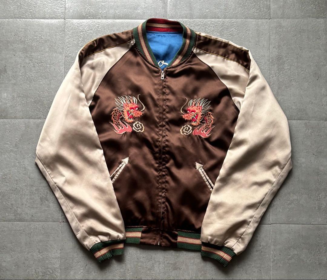 テーラー東洋 スカジャン リバーシブル 希少 M品番 Lサイズ デザイン