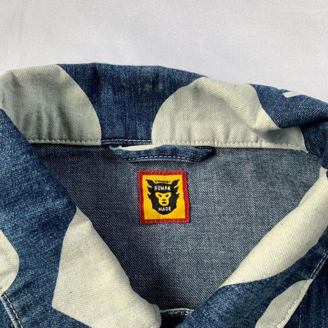 サイズXL human made ハート デニム カバーオール ジャケット - メルカリ