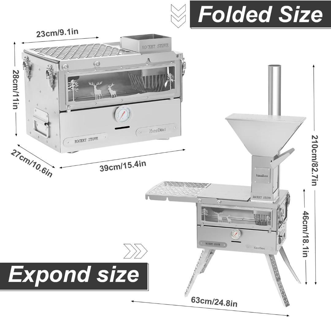 オーブン付きペレットストーブ 自動供給システム6時間燃焼 - メルカリ