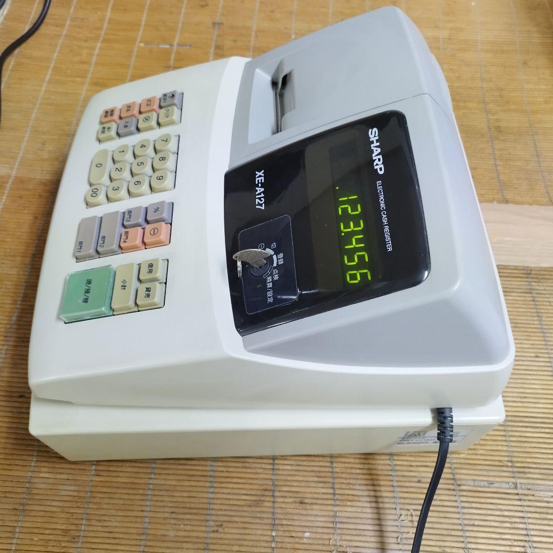 SHARPレジスター XE-A127 簡単便利特殊 送料込 127987 - メルカリ