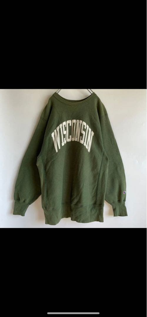 90s チャンピオン　リバースウィーブスウェット 90s USA製 Champion リバースウィーブスウェット 目なし 紺 L | 古着屋 Uan