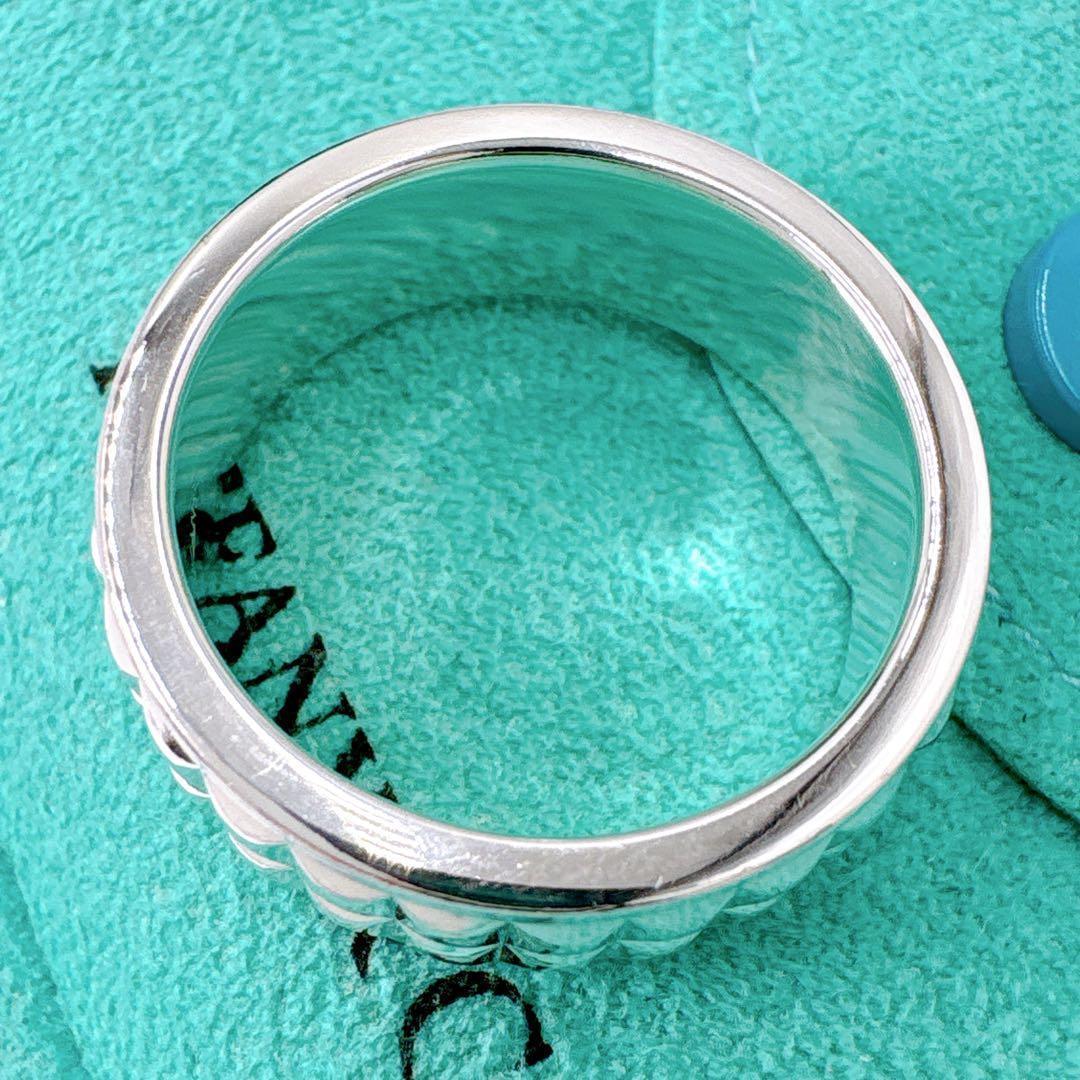 極美品 ティファニー スタッズ ピラミッド ドイツ製 リング 20号