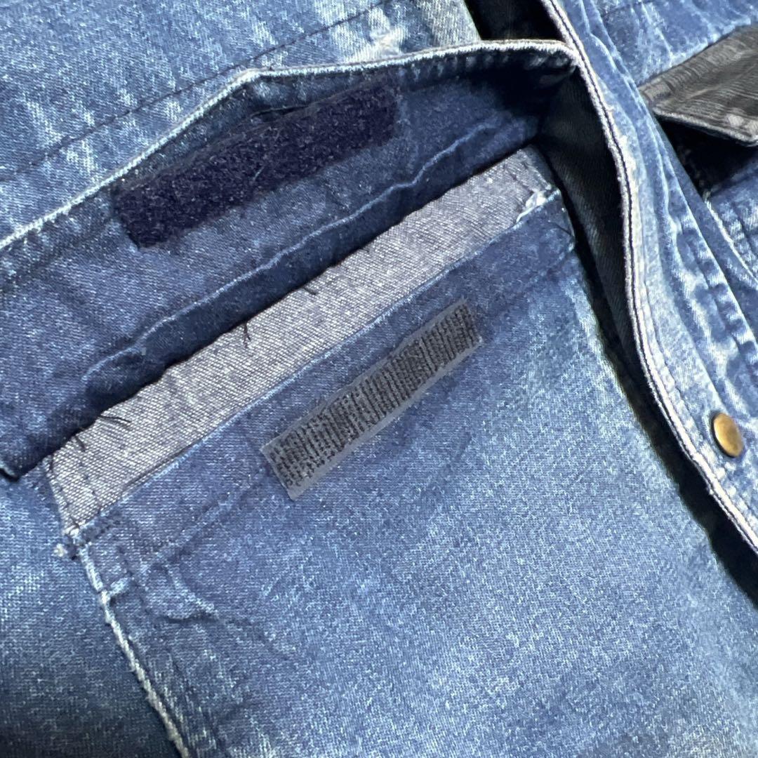 湘南様専用】Wallsデニムジャケットカバーオール90sヴィンテージ青ブルー