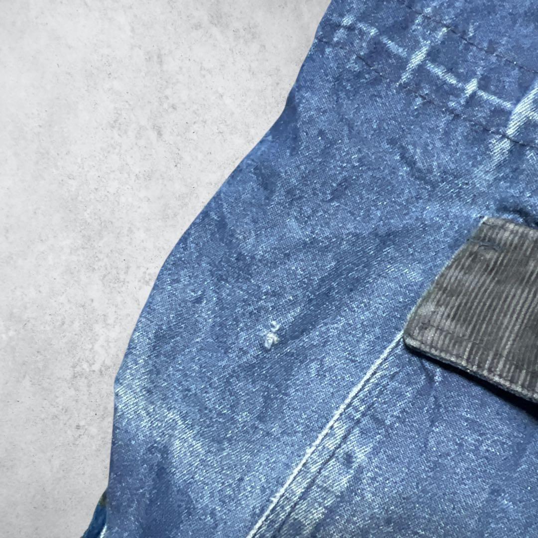 湘南様専用】Wallsデニムジャケットカバーオール90sヴィンテージ青ブルー