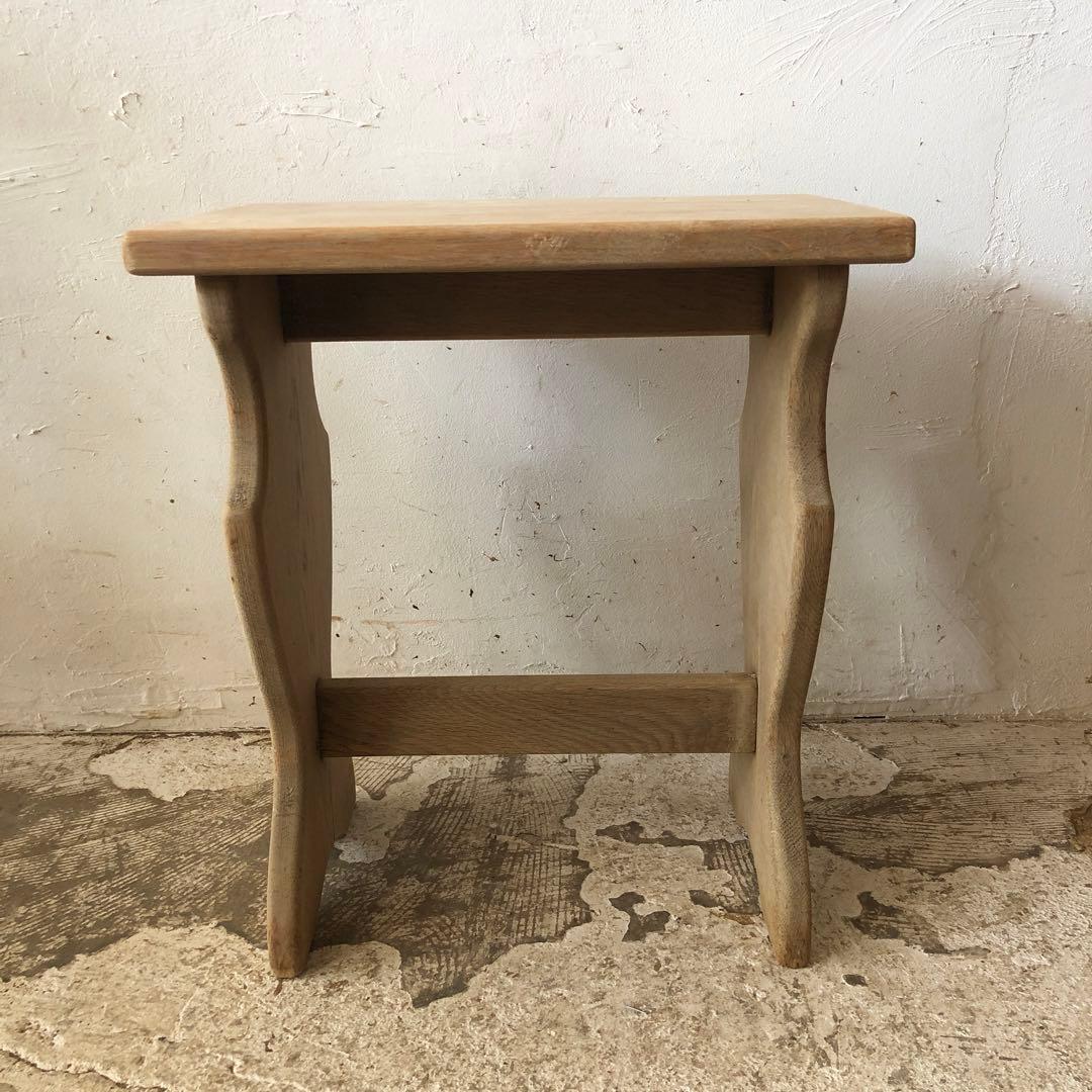 ビンテージ サイドテーブル 花台 剥離 小 ビンテージ サイドテーブル