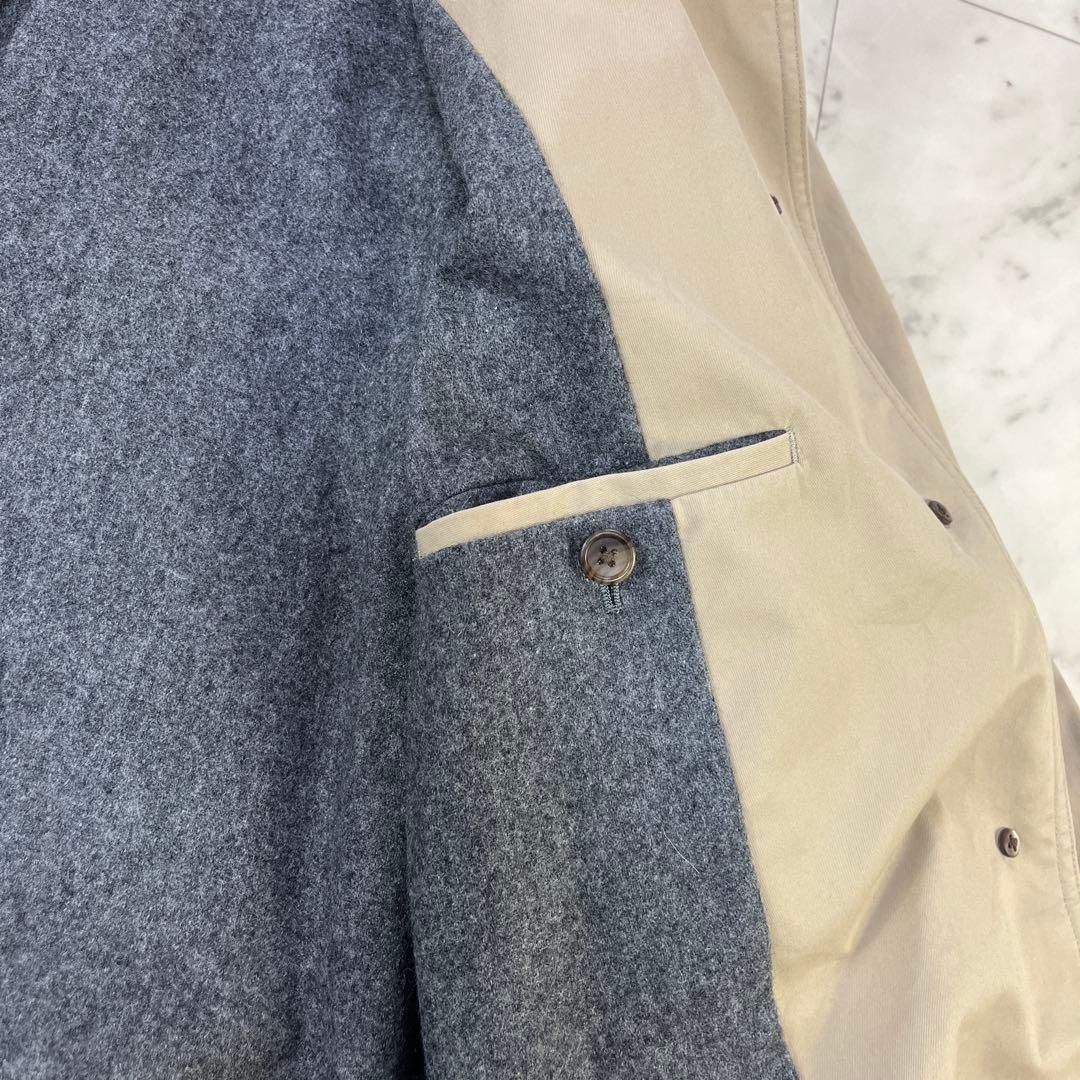 マーガレットハウエル ステンカラーロングコート サイズ1 ウール裏地