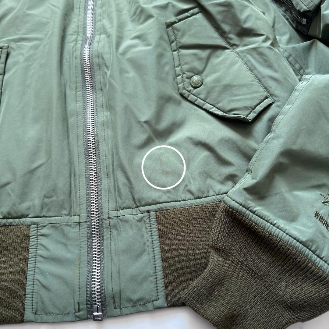 n35【STUSSY】MA-1 フライトジャケット ウィンドストッパー - メルカリ