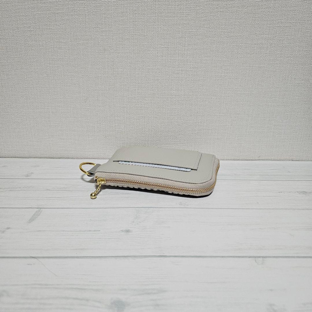 f.ミニウォレット フォレストタイル ベージュ ミナペルホネン