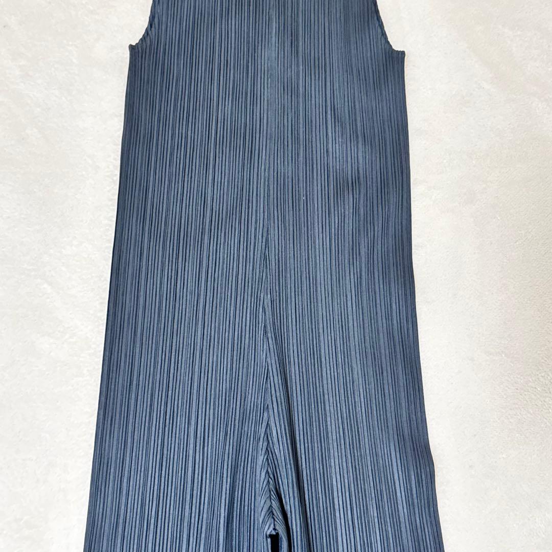 極美品✨PLEATS PLEASE オールインワン ネイビー ジップ Mサイズ