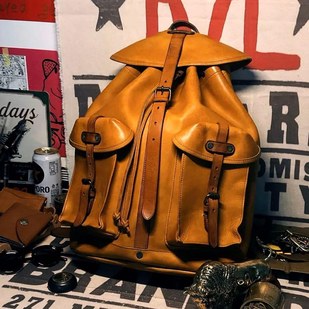 RRL クラシック ソルジャーバッグ RRL ダブルアールエル LEATHER CROSS BODY SADDLE BAG を通販【paper